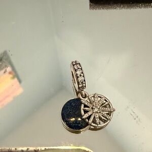 Pandora dazzling wishes fireworks dangling charm “best is yet to come to come””